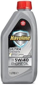 TEXACO Motoröl 5W-40 Havoline Motor Öl ACEA A3/B4 API SN Ultra 1L Kompatibel mit VW Golf 7 Schrägheck 5G1, BQ1, BE1, BE2 Golf 4 Schrägheck 1J1 Golf 6 5K1 Golf 5 Schrägheck 1K1 POLO 9N