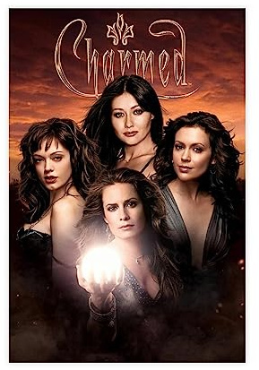 EYEZER Charmed Alt Filmposter auf Leinwand, Schlafzimmer, Dekoration, Sport, Landschaft, Büro, Raumdekoration, Geschenk, ungerahmt, 30 x 45 cm