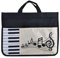 Musiktasche Music Bag Musiktasche, Einkaufstasche Aus Dicker Baumwolle, Handtasche Mit Musikmotiv, Notenschlüssel, Noten-Muster