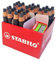 STABILO - Whiteboard- und Flipchartmarker - MARKdry - 30er Box mit 2 Spitzer - schwarz