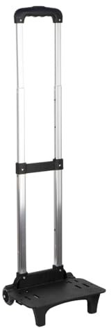 Generic Carrello per Zaino Carrello Da Viaggio con Asta Telescopica Pieghevole in Lega di Alluminio