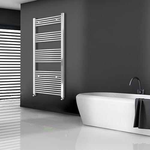 Aica Sanitarios Cromado Radiador Toallero de Agua, Calentador de baño, Calienta Toallas Rápidamente (1600x600 mm)