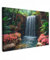 MuchoWow© Wandbilder 60x40 cm Schlafzimmer Home Deko Wohnung Bild Wohnzimmer Fotoleinwand Wand Bilder Leinwand Wall Decor Wasserfall - Dschungel - Pflanzen - Wasser - Natur