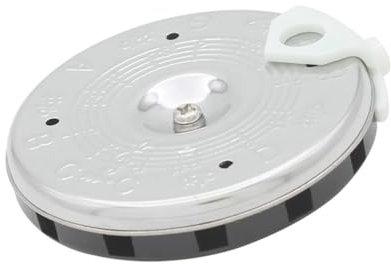 Tassety Pitch Pipe 13 Chromatisches Stimmgerät C-C Notenwahlgerät, Stimmpfeife Stimmgerät für Orchester, Pitch Exerciser Musikinstrumente Zubehör