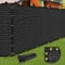 phepetroll 6ft x 50ft Black Heavy Duty Mesh Privacy Screen Fence with Reinforced Bindings and 100 Straps for Outdoor Chain Link Fence, Patio, Garden, Pool