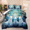 Bettdecke 172X218 Hirsch Duvet 200Gsm, Dünne Und Leichte Steppdecke,Antiallergisch 4 Jahreszeiten Bettdecken,Weiche Mikrofaser Bettdecke Mit Kissenbezüge