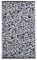 Fusion Handtuch Mit Schwarzem Tierdruck (50 x 90 cm), 100% Baumwolle, Geparden-/Leopardenpfotenabdruck, Safari-Zoo-Tier, Schwarz-Weiß, Klein, Kopfhandtuch