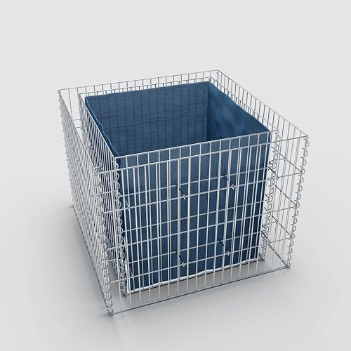 Hochbeet eckig 100 cm x 80 cm x 60 cm (L x H x T), Maschenweite 5 x 20 cm, Wandstärke 10 cm (ohne Bodengitter)