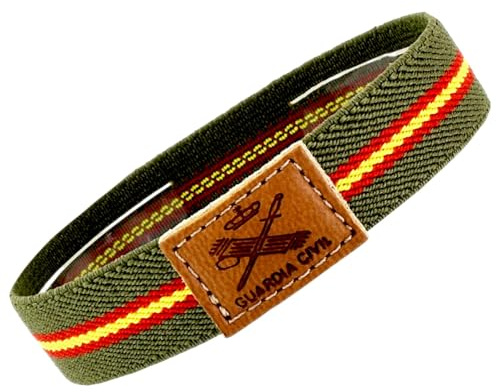 BDM - Guard-Armband aus Stoff für Männer und Frauen, elastisch in Militärgrün.