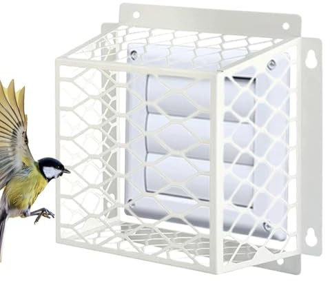 Dryer Vent Bird Guard, Bathroom Extractor Fan Cover, Galvanized Steel Bird Guard Exhaust Protector, Wear-Resistant Protective Case Outdoor Covers, Weather-Resistant Galvanized Steel Bird Shield