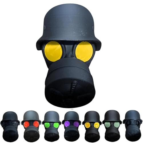 Generisch Deckkappe Für Die Anhängerkupplung,Fun Gasmaske Helm Anhängerkupplung Schild, Anhängerkupplung Schild für Anhängerkupplung Auto trimmen,Kunststoff Abdeckung Anhängerkupplung