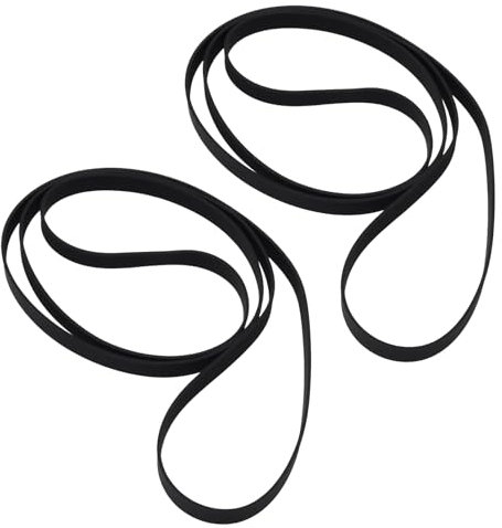 ECSiNG 2pcs Recorder Turntable Drive Belt Width 5mm Circumference 545mm Compatible with Most 21.5-inch to 24.5-inch Disc Turntable Record Players