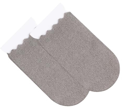 DECORNIJIA 5 Pcs Anti-Sweat Finger Sleeves for Gaming Breathable Silver Fiber Touchscreen Covers Elastic Thumb Cots with Oil Anti-Slip Features for Mobile Phone Control Grey