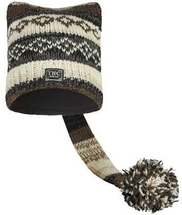 THC Schafwoll Zipfelmütze 888 | Schafwolle | Strickmütze | Zipfelmütze | Woll-Mütze | Schafwollmütze | Wintermütze