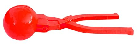Schneeball-Formwerkzeug, Schneeballschlacht, Strandspieler, großer Schnee, leicht greifende Griffform, Schneespielzeug, Schneeball-Maker-Clips, Winter-Schneespielzeug für Kinder (A, One Size)