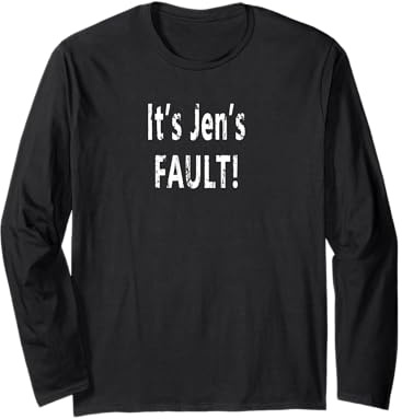 Es ist Jens Schuld! - Jennifer, Jenny Langarmshirt