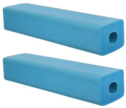 ANDRESLAD 2 Stück 2 Stück Geräuschdämpfende Gewichtheber Drop Pads 42x12x9cm Stoßdämpfende Schutzmatten aus Robustem Material für Langhantel Bodenschutz im Fitnessstudio und Heimtraining