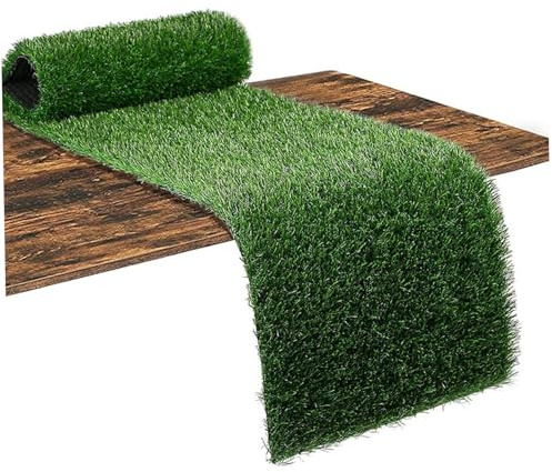 Aetherize Grass Table Runner 12x36 Inch Realistic Faux Turf Table Runner for Wedding Party Decor Indoor Outdoor Waterproof Artificial Grass Runners