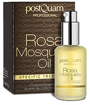 Postquam - Olio di Rosa Mosqueta - Rigenerante Naturale con Omega 3 e 6 - Rosa Mosqueta con Filtro Solare per Ridurre le Macchie e Migliorare le Cicatrici - Vitamine A, C e E - 30 Millilitri