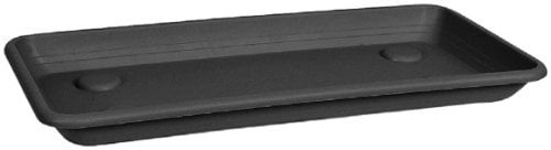 Blim Anthea - Sottovaso Rettangolare per fioriera, 60 cm, Colore: Antracite