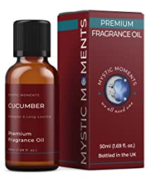 Mystic Moments | Cucumber Fragrance Oil | 50ml | Cucumber notes create a cool green cucumber scent for candles, soaps, wax melts and diffusers.