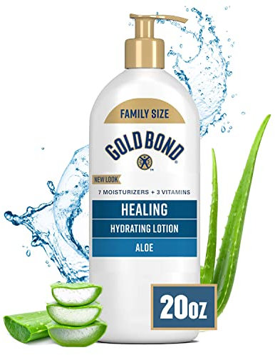 Gold Bond Ultimate Healing Skin Therapy Lotion Family Size, Aloe, 20 Ounce