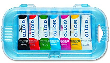 GIOTTO Extra Fine Paint - Boîte 7 tubes de gouache 10ml assortis
