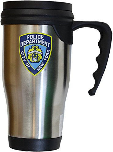 NYPD Reise Becher Offiziell Lizenziert New York Police Kaffee Tasse Edelstahl Stahl