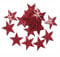 Red 48 Fabric Glitter 25mm Star Iron-On