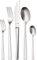 WMF Corvo Besteck Set 12 Personen, Essbesteck 60 teilig, Hohlheftmesser, Cromargan Protect mattiert, kratzbeständig, spülmaschinenfest