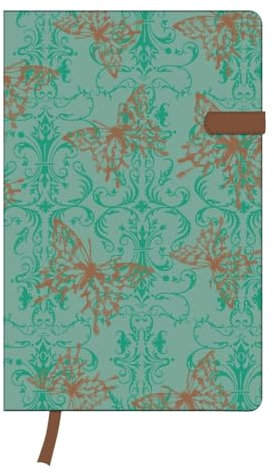 Herlitz 11369386 Notizbuch my.book Lady, Butterfly, mit Magnetverschluß, A5, 96 Blatt liniert