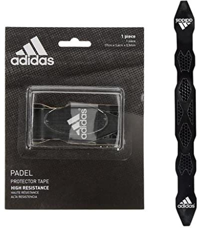 All for Padel Antishock Protection Tape Protector Anti Shock, Adultos Unisex, Black, Talla Única