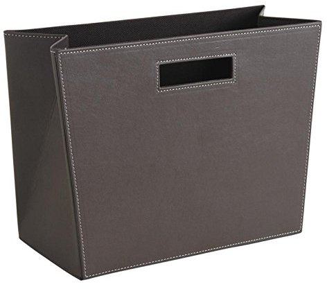Porte-revues rectangulaire en Simili Cuir