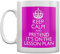 Keep Calm and Pretend Its On The Lesson Plan PINK Mug Cup Gift Retro by GrassVillageTM