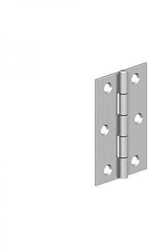 Pair of 2 50mm Butt Hinges 1838 - Zinc Plated - Door/Gate Hinge