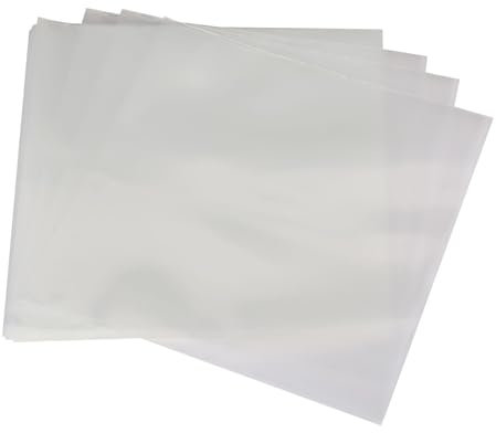 Mari-Medienverpackungen 200 St. LP Cover Schutzhüllen 12 Vinyl Langspielplatten 325x325x0,150 die dicken auch für Doppelalbum
