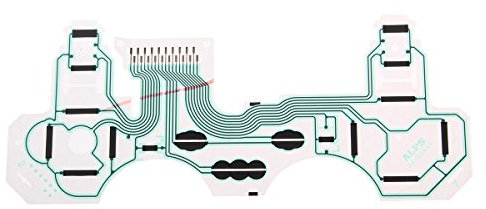 C-FUNN Repalcement Cinta Circuito Tarjeta Flim Teclado Flex Cable Controlador De Película Conductora para Ps3