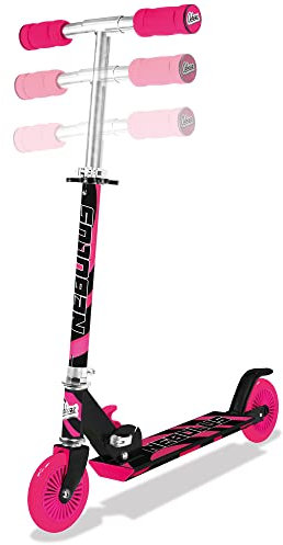 HGL Pink Black Nebulus Folding Scooter