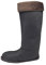 Insun Unisex Calze Termiche per Stivali Scarpe Interne per Stivali in Gomma 1 Paia nero 1 altezza 35cm 43 EU