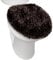 SoHome Spa Step Luxus Plüsch Chenille Shag Maschinenwaschbar Ultra Soft Standard Toilettendeckel Bezug 47 x 49,8 cm Braun