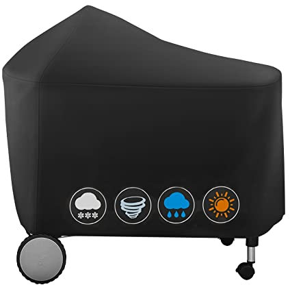 vchin Housse de Rechange pour Barbecue Weber 7152 Performer Deluxe de 55,9 cm, imperméable et résistante à la décoloration (122 x 65,5 x 100 cm)