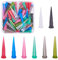 FINGERINSPIRE 80 Stück Dispensing Needle Kits Kunststoff Tapered Dosiernadeln Stumpfe Spitze Spritzennadeln zum Nachfüllen von Tinten Kleber und Spritzen (14GA/16GA/18GA/20GA/22GA/25GA/27GA/30GA)