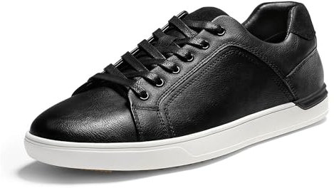 Bruno Marc Men's Casual Trainers Dress Sneakers Fashion Oxfords Skate Shoes for Men Black Size 9 US / 8 UK SBFS211M