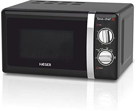 Microondas HAEGER SOUS-CHEF BLACK 20-700W 20 Litros
