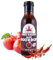 Poppamies BBQ Sauce Hot Bourbon - Convient parfaitement aux aliments grillés et aux hamburgers et peut être utilisée comme trempette et sauce de cuisson - Piquant 6/10 - 410g