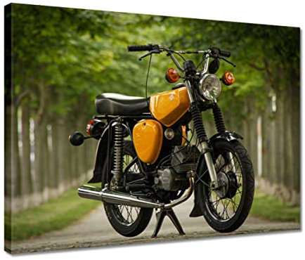 Gemälde auf Leinwand, Dekoration The Simson Classic Moped, 40 x 30 cm, H10092M_PC1A