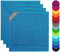 Lashuma Frottee Küchenhandtücher Petrol - Blau, Linz Geschirrtücher 4er Set 50x50 cm