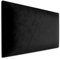 Muralo Samt Wandkissen Stoff Polsterpaneel Schlafzimmer Wohnzimmer Bett Wandpolster Bettkopfteil Lendekissen Modern Luxus Gepolstert Polster Paneel (Schwarz, 60 cm x 40 cm)