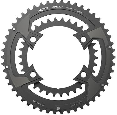 Magene Kettenblatt 110BCD Split Hollow Ultra Light Wheel Power Meter Rennrad Zubehörteile Kettenblatt für PES QED Shimano Sram 50/34