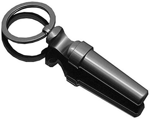 Abrebotellas Mini vino Cerveza Abrelatas Sacacorchos de madera Herramientas de cocina Aleación de zinc multifuncional 3 en 1 Abrebotellas Llavero Portátil al aire libre -black